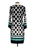 En Focus Studio Argyle Teal Casual Dress Size 10 - photo 2