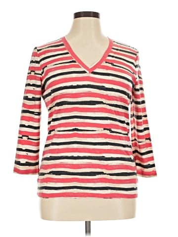 Lafayette 148 New York 3/4 Sleeve T-Shirt (view 1)