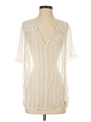 Graham & Spencer Short Sleeve Silk Top (view 1)