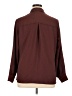 Express 100% Polyester Burgundy Long Sleeve Blouse Size XL - photo 2