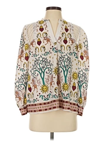 Sandro 3/4 Sleeve Blouse (view 1)