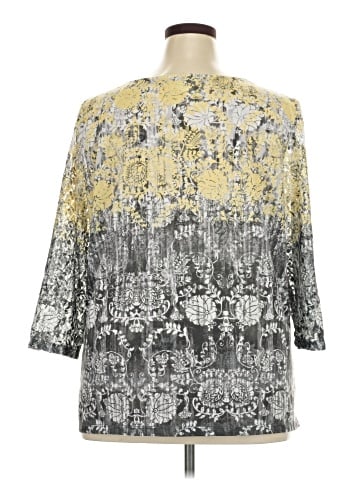 Alfred Dunner 3/4 Sleeve Blouse (view 2)