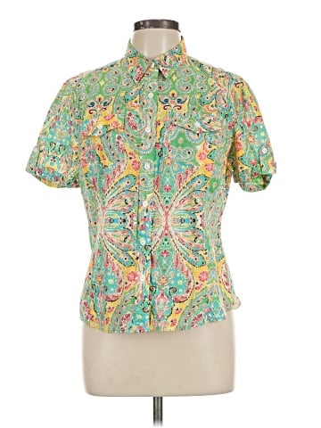Jones New York Sport Short Sleeve Blouse (view 1)