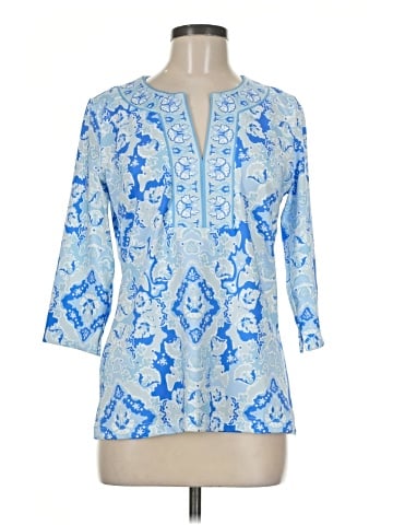 Gretchen Scott Designs 3/4 Sleeve Blouse (view 1)