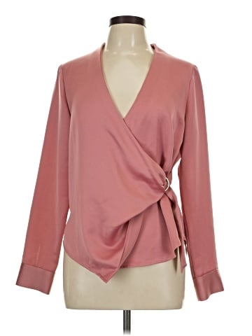 H By Halston Long Sleeve Blouse (view 1)