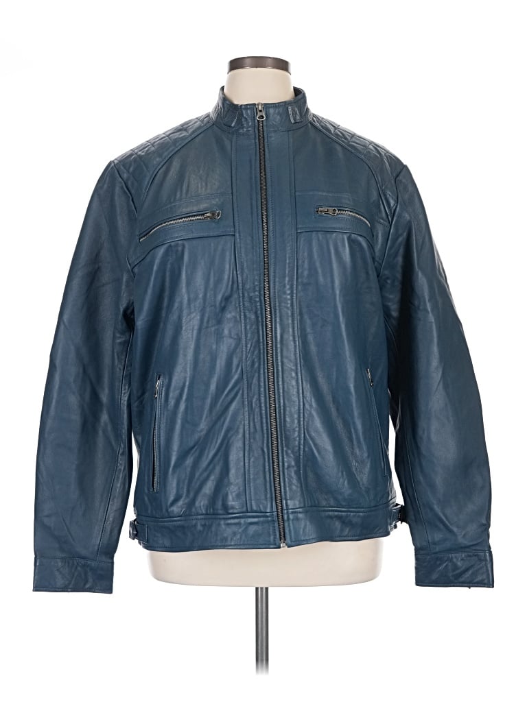 Pre-owned Assorted Brands Jacket In Blue
