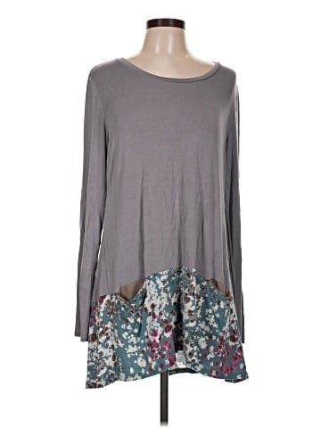 LOGO by Lori Goldstein Long Sleeve Top (view 1)