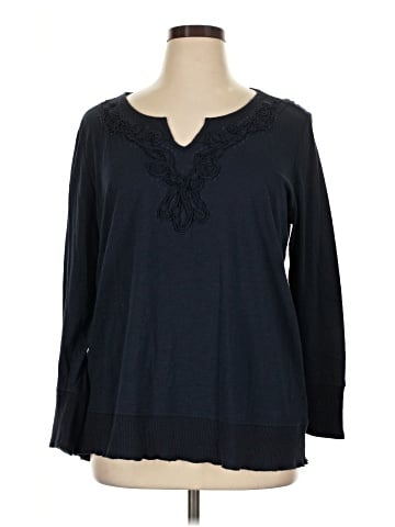 Style&Co Long Sleeve Blouse (view 1)