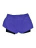 Nike 100% Polyester Color Block Purple Athletic Shorts Size S - photo 2