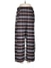 Free People Plaid Brown Casual Pants Size 4 Petite - photo 1