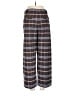 Free People Plaid Brown Casual Pants Size 4 Petite - photo 2