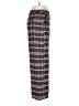 Free People Plaid Brown Casual Pants Size 4 Petite - photo 4
