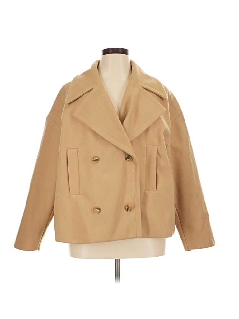 Pre-owned Primark Coat In Tan