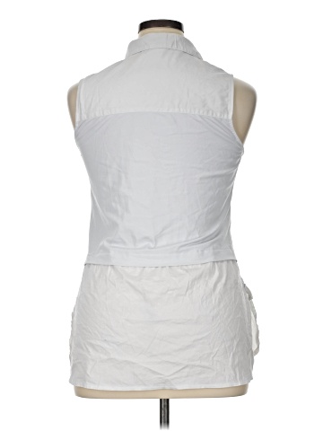Finley Sleeveless Button-Down Shirt (view 2)