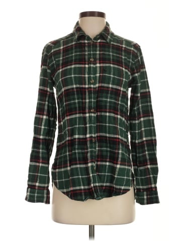 American Eagle Outfitters Long Sleeve Button-Down Shirt (view 1)