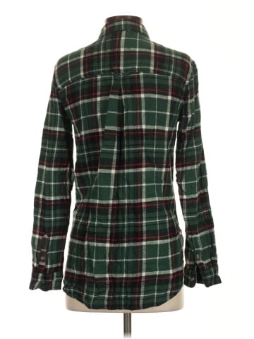 American Eagle Outfitters Long Sleeve Button-Down Shirt (view 2)