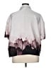 Express 100% Polyester Floral White Short Sleeve Blouse Size XL - photo 2