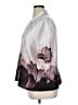 Express 100% Polyester Floral White Short Sleeve Blouse Size XL - photo 5