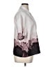 Express 100% Polyester Floral White Short Sleeve Blouse Size XL - photo 4