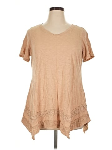 LOGO by Lori Goldstein Short Sleeve T-Shirt (view 1)