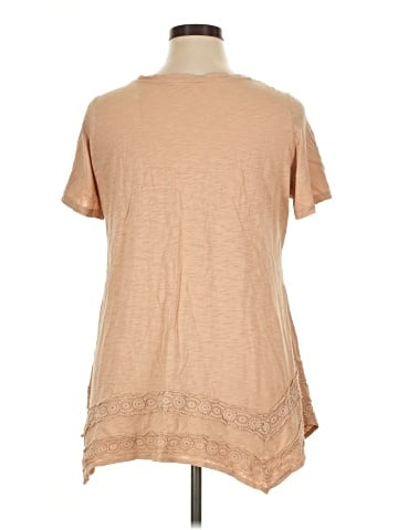 LOGO by Lori Goldstein Short Sleeve T-Shirt (view 2)