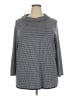 Talbots Outlet Houndstooth Gray Pullover Sweater Size 3X - photo 1