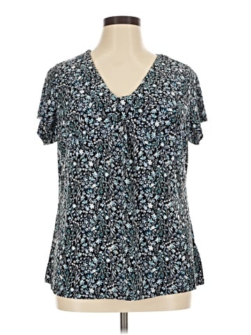 Chaps Short Sleeve Blouse (view 1)