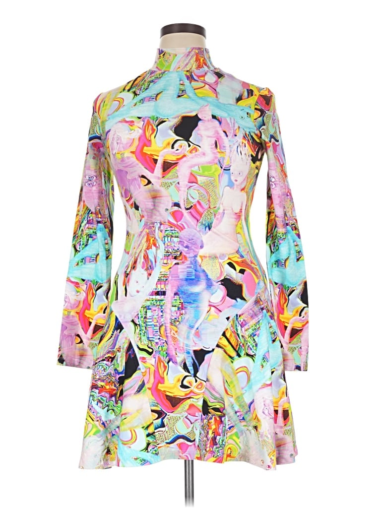 Pre-owned Desigual Cocktail Dress In White