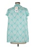 Kim Rogers Teal Short Sleeve Blouse Size M - photo 2