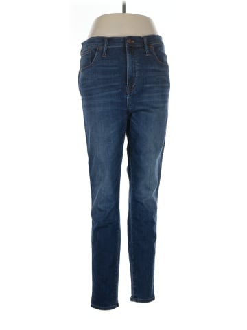 Madewell 10" High-Rise Skinny Jeans in Danny Wash: TENCEL&trade; Denim Edition (view 1)