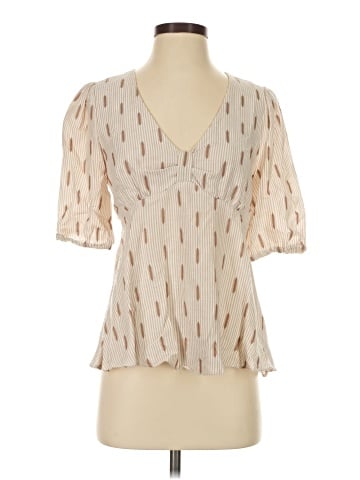 Waverly Grey Short Sleeve Blouse (view 1)