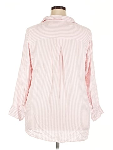 Velvet Heart 3/4 Sleeve Button-Down Shirt (view 2)