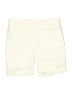 Talbots Solid White Ivory Khaki Shorts Size 10 - photo 2