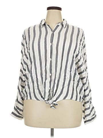 Jennifer Lopez Long Sleeve Blouse (view 1)