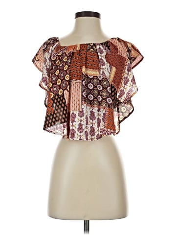Polly & Esther Short Sleeve Blouse (view 1)