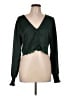 BCBGeneration Green Long Sleeve Top Size L - photo 1