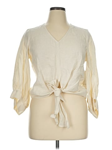 Karen Kane 3/4 Sleeve Blouse (view 1)