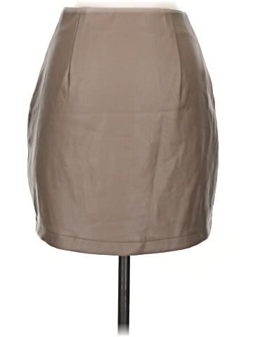 Abercrombie & Fitch Faux Leather Skirt (view 2)