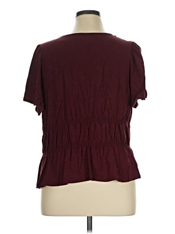 Terra & Sky Short Sleeve Blouse (view 2)