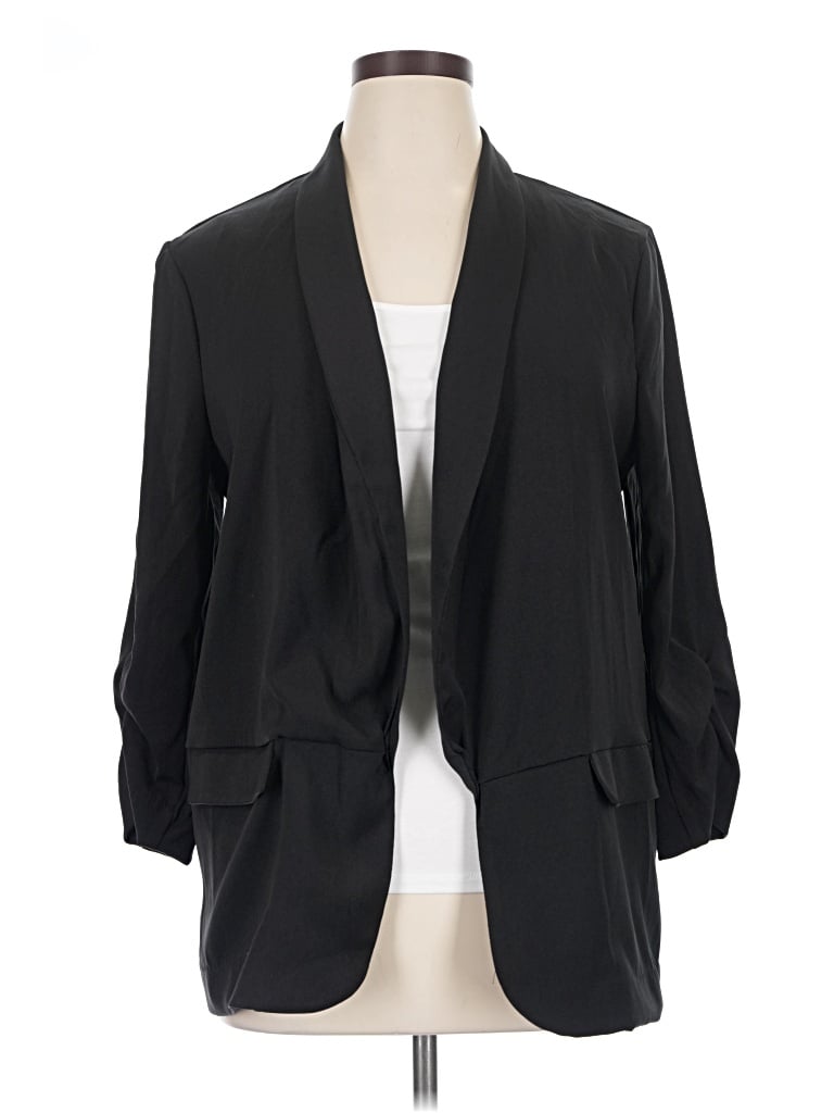 Pre-owned Maurices Blazer Jacket In Black