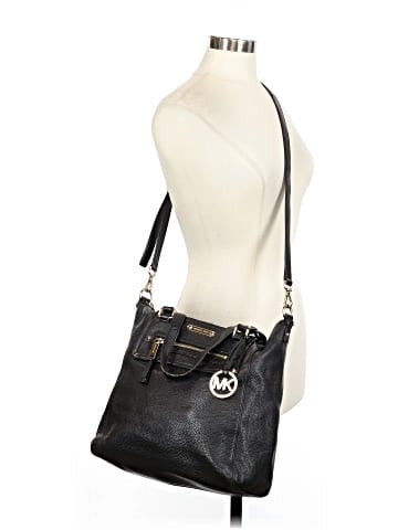 MICHAEL Michael Kors Leather Satchel (view 2)