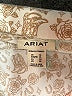Ariat 100% Polyester Paisley Ivory Long Sleeve Blouse Size XL - photo 7