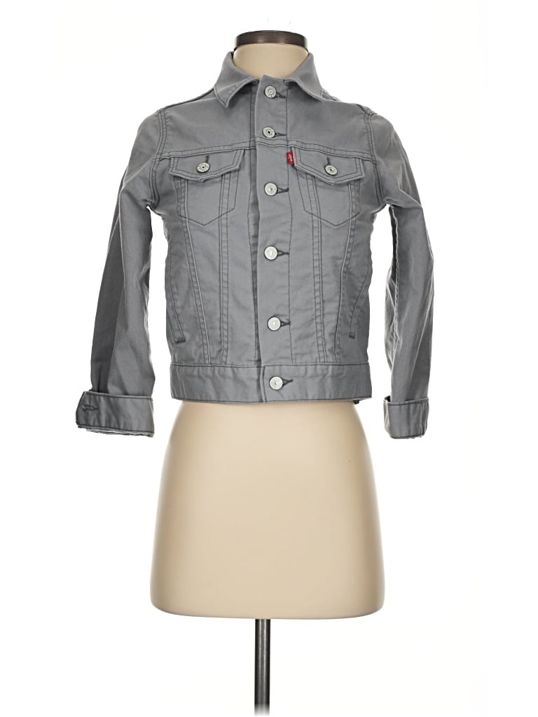 Pre-owned Levi's Denim Jacket In Gray