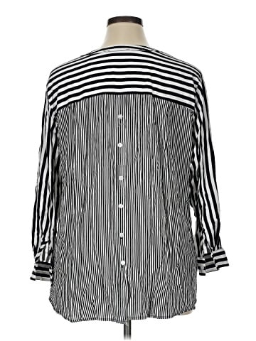 Jane and Delancey Long Sleeve Polo (view 2)