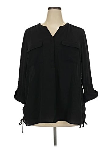 Roz & Ali 3/4 Sleeve Blouse (view 1)