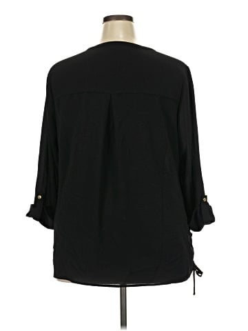 Roz & Ali 3/4 Sleeve Blouse (view 2)