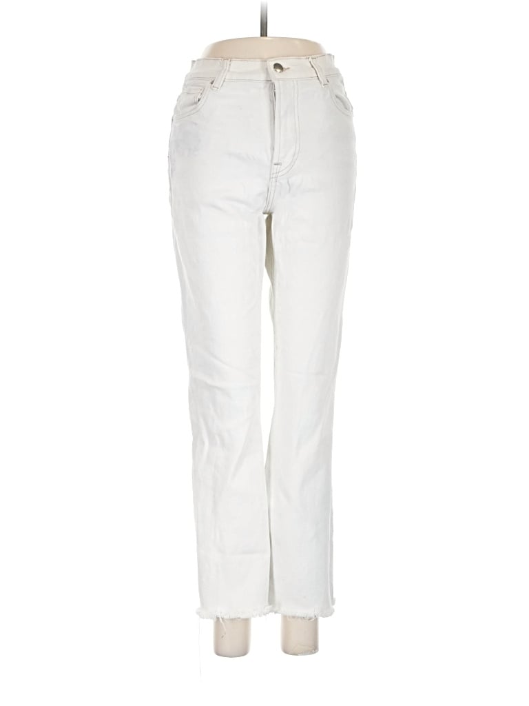 Pre-owned Mng Jeans In Ivory