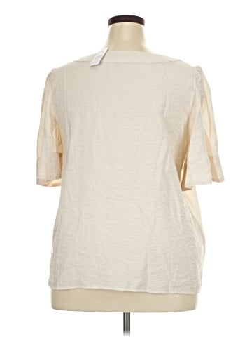 Ann Taylor Short Sleeve Blouse (view 2)