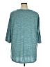 Terra & Sky Teal 3/4 Sleeve Top Size 1X - photo 2