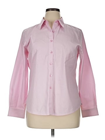 Foxcroft Long Sleeve Button-Down Shirt (view 1)